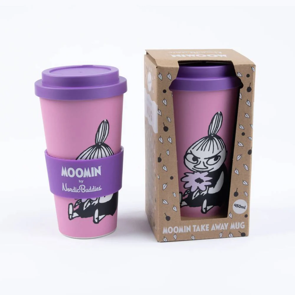 Little My Pranking Take-Away Mug Pink - Image 2